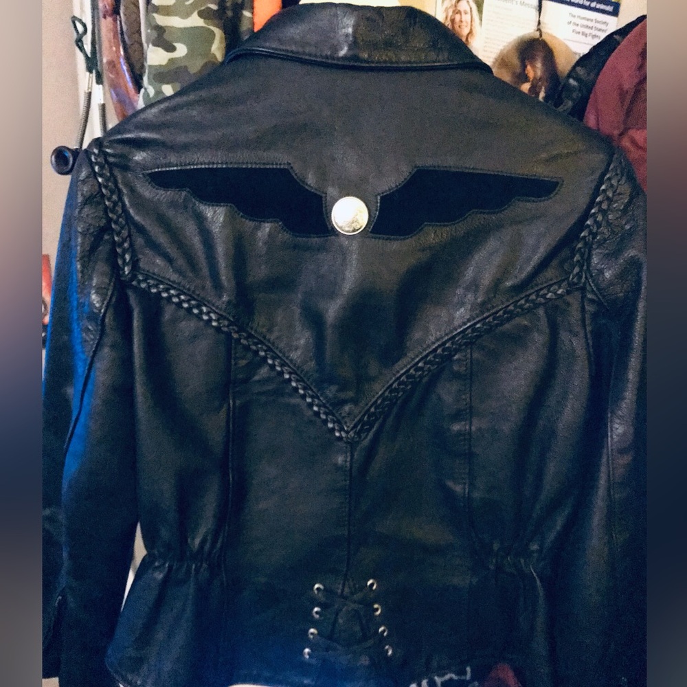 Woman’s motorcycle jacket